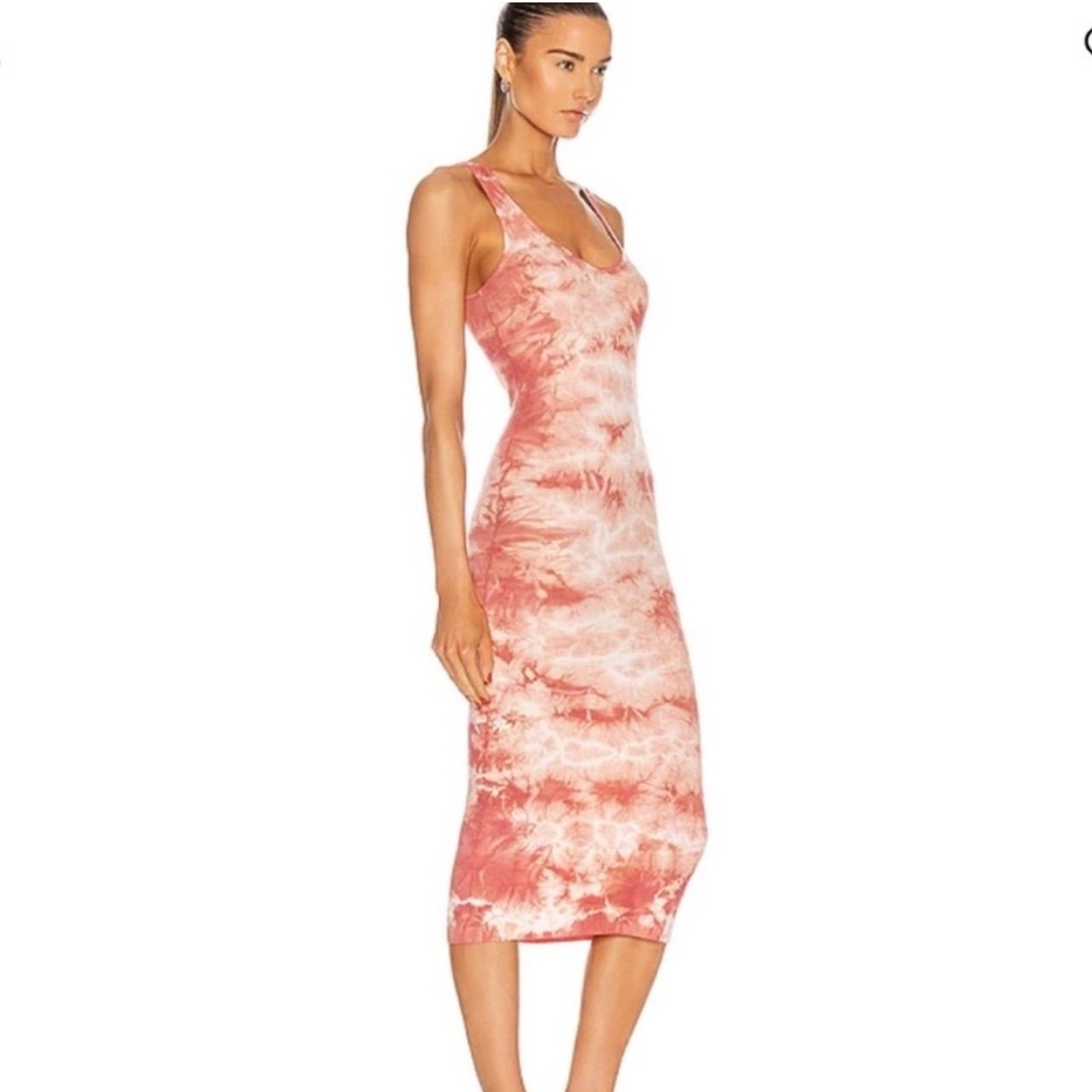 Enza Costa Silk Rib Tank Midi Dress in Adobe lonic
Beach | S